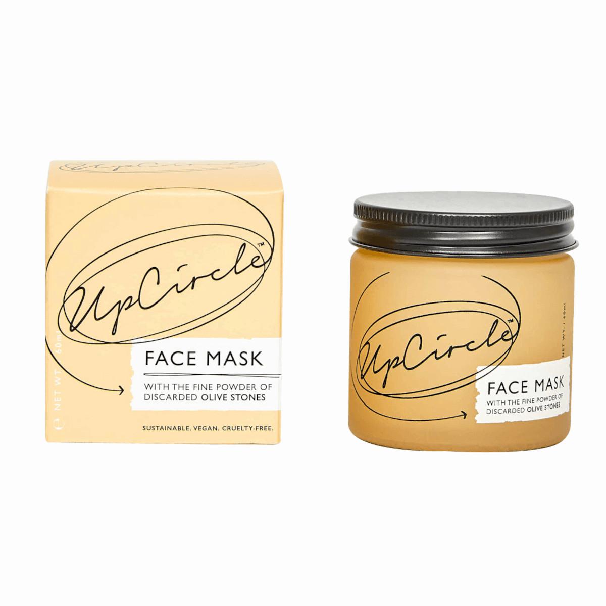 UpCircle Beauty Rozjasňující maska na obličej s olivovým práškem 60 ml
