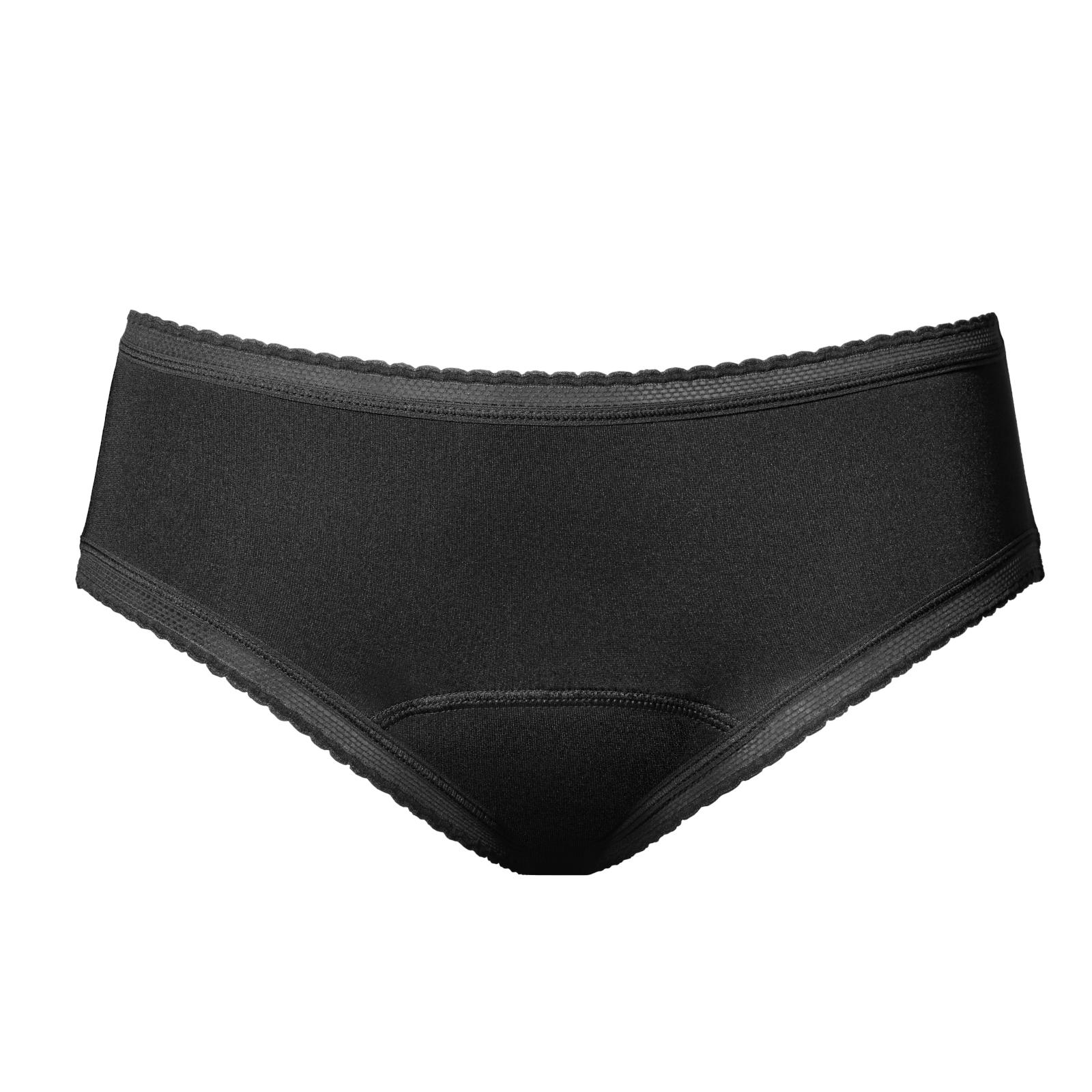 love Luna Menstruační kalhotky Bikini černé 1 ks, L