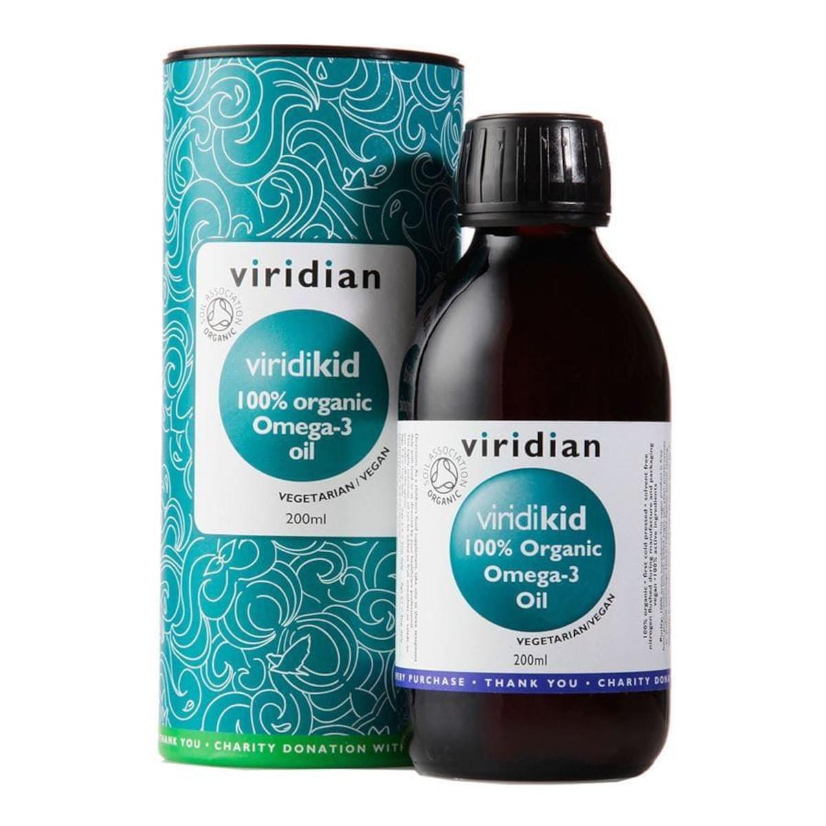 Viridian Viridikid Omega 3 Oil 200 ml