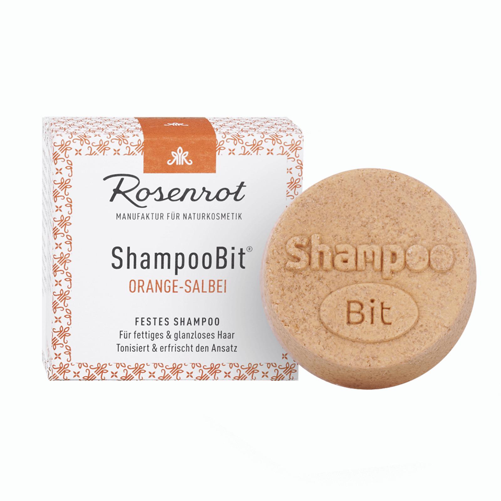 Rosenrot Naturkosmetik Tuhý šampon pomeranč a šalvěj 60 g