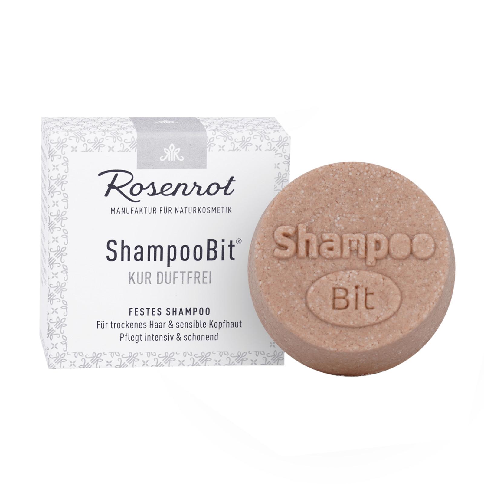 Rosenrot Naturkosmetik Tuhý šampon bez vůně, sensitive 60 g