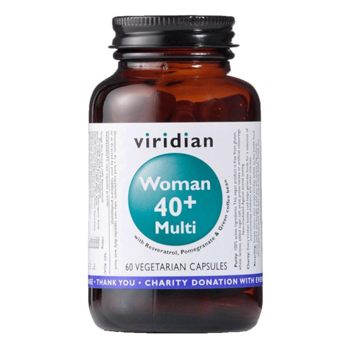 Viridian Natural multivitamín pro ženy 60 kapslí