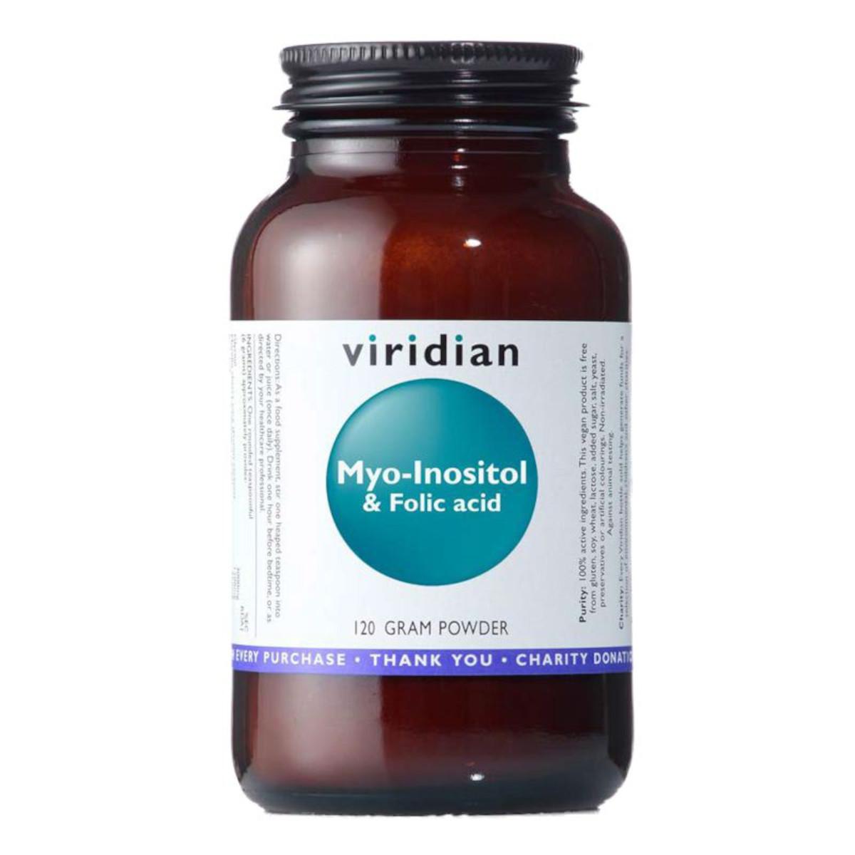 Viridian Myo-Inositol s kyselinou listovou 120 g