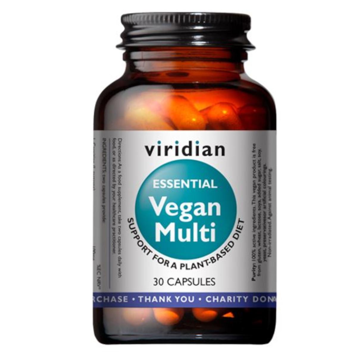Viridian Multivitamin pro vegany 30 kapslí