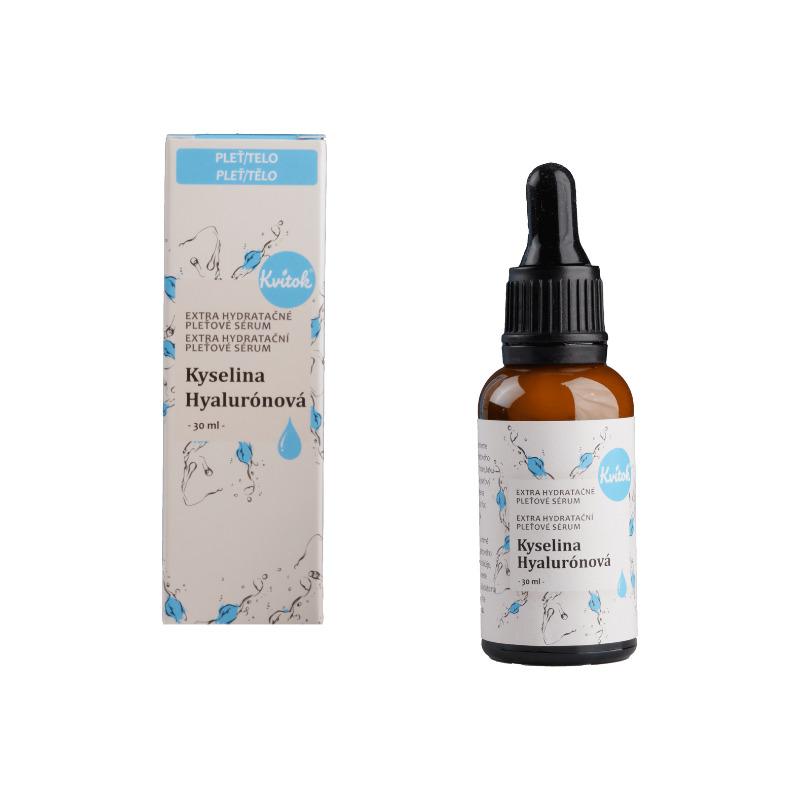 Kvitok Kvitok Hydratační pleťové sérum - Kyselina hyaluronová - intenzivní hydratace, 30 ml 