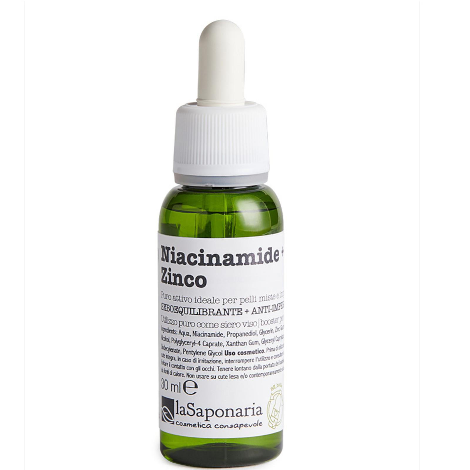 laSaponaria Pleťové sérum - Niacinamid (vitamin B3) + Zinek  30 ml