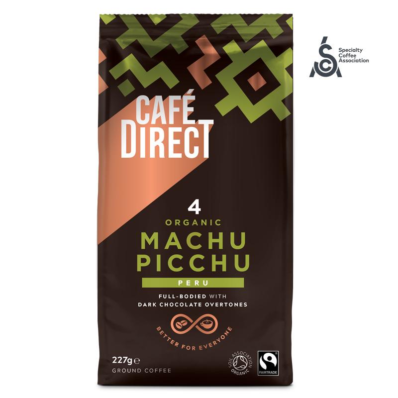 Cafédirect BIO mletá káva z Machu Picchu, 100% Arabica 227g