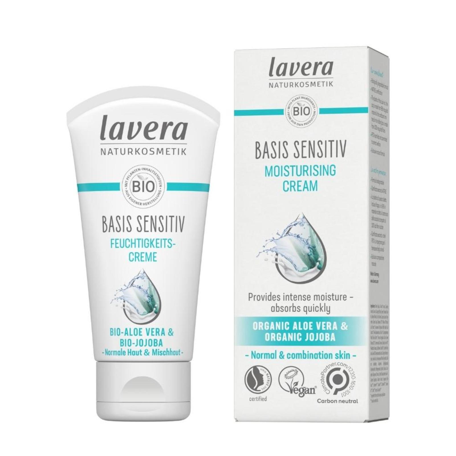 Lavera Basis Sensitiv Zklidňující hydratační krém bez parfemace 50 ml