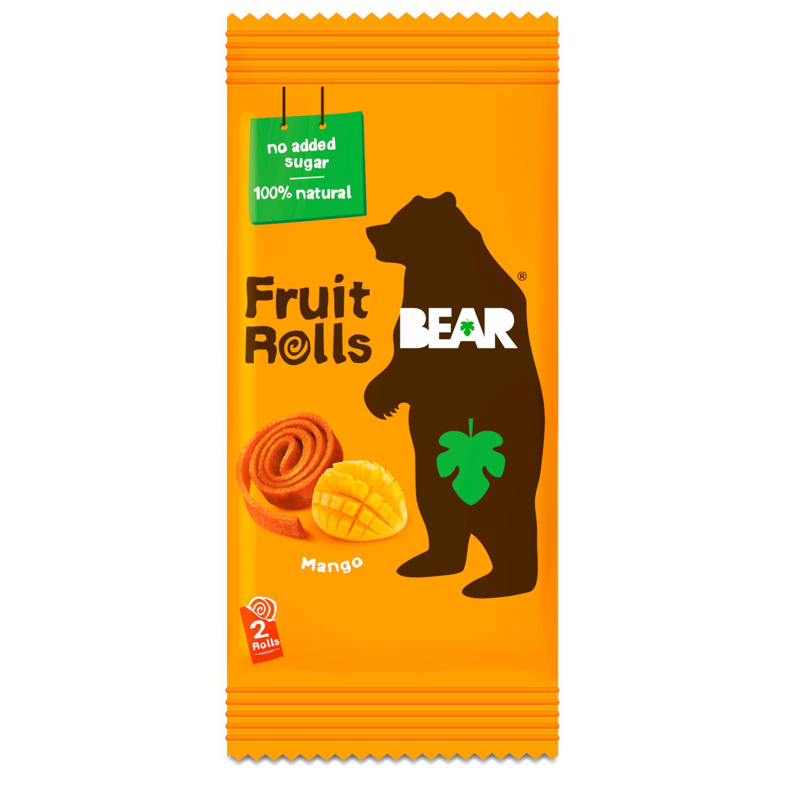 BEAR Ovocné rolované plátky mango 20 g
