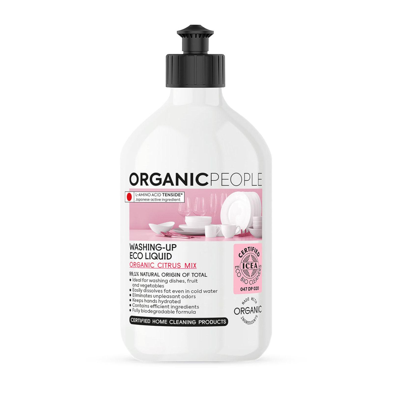 Organic People Eko prostředek na nádobí - Organický citrusový mix 500 ml