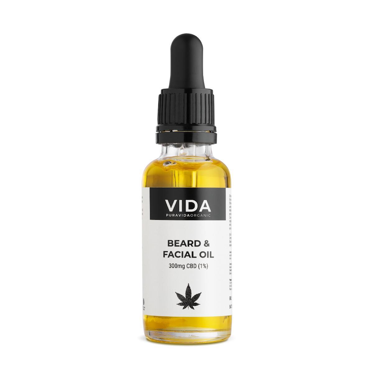 Pura Vida Organic CBD Olej na vousy, 300 mg, Exspirace 02/2023 30 ml