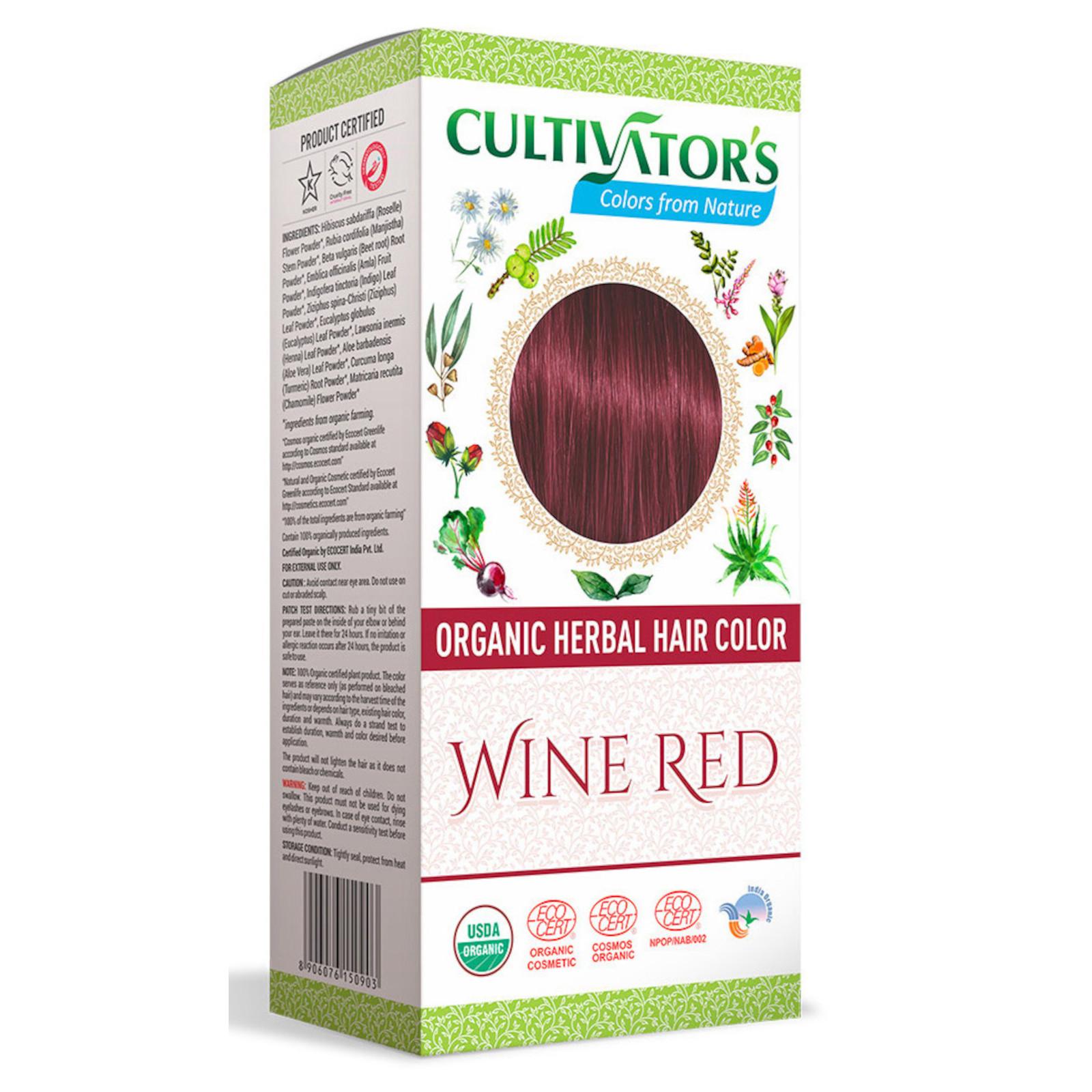 CULTIVATOR Barva na vlasy 14 - Vínově červená 100 g