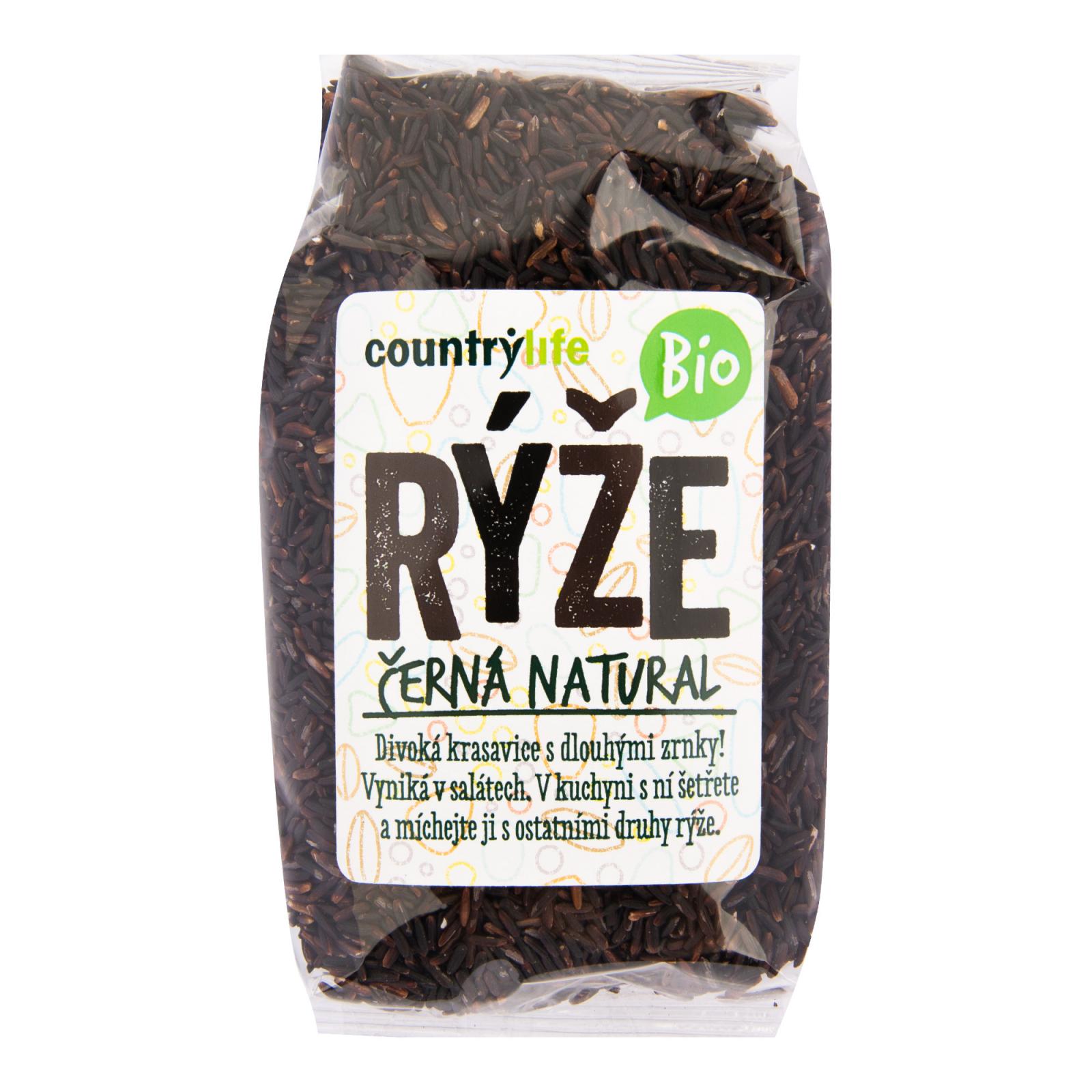 Country Life Rýže černá natural BIO  500 g