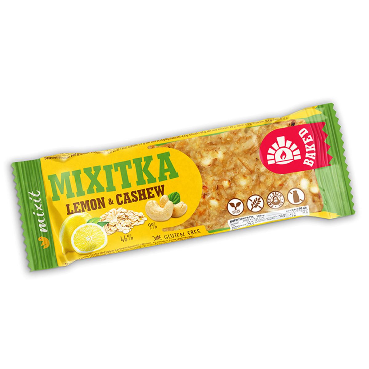 Mixit Pečená Mixitka BEZ LEPKU - Kešu + Citron 60 g