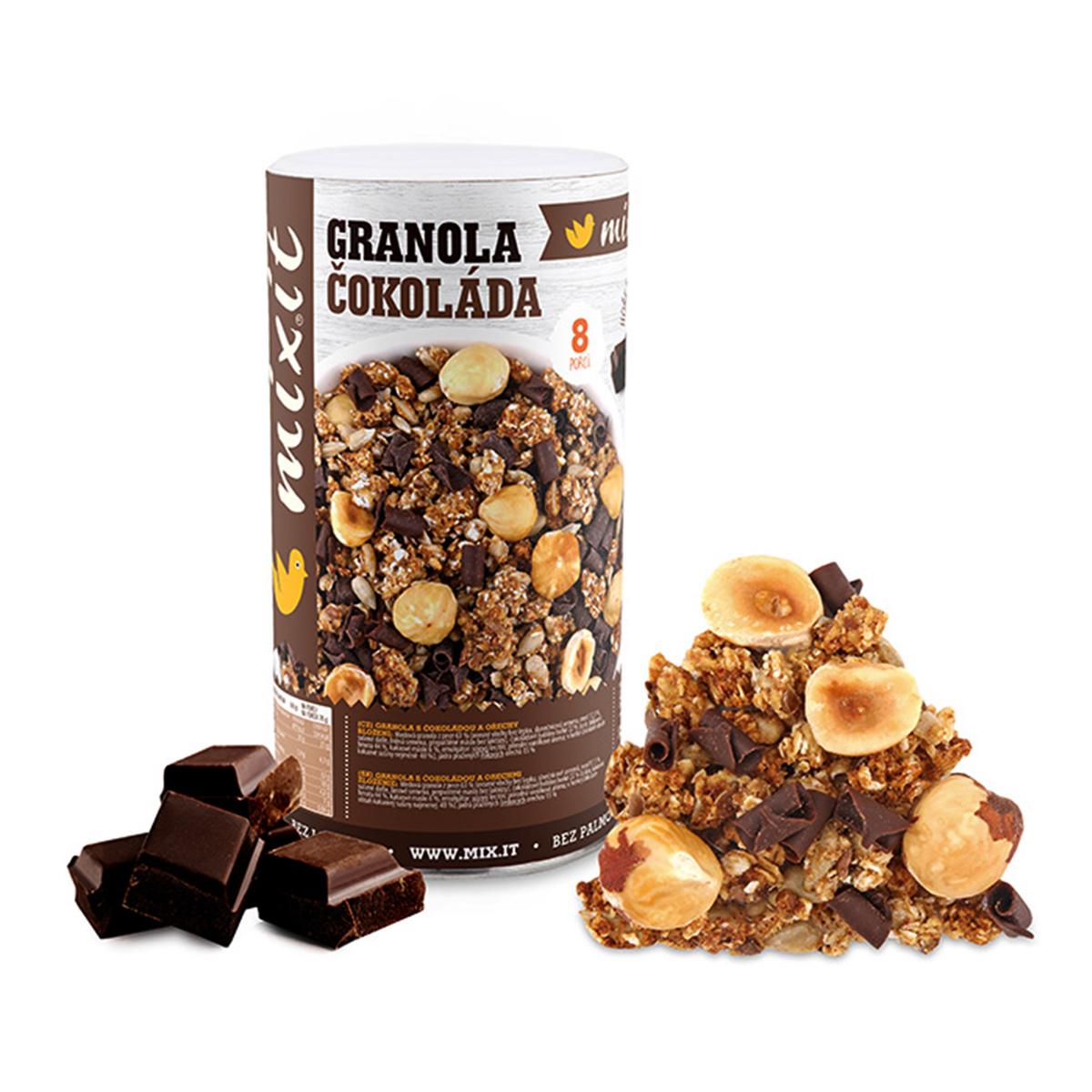 Mixit Granola z pece - Čokoláda a lískové ořechy 570 g