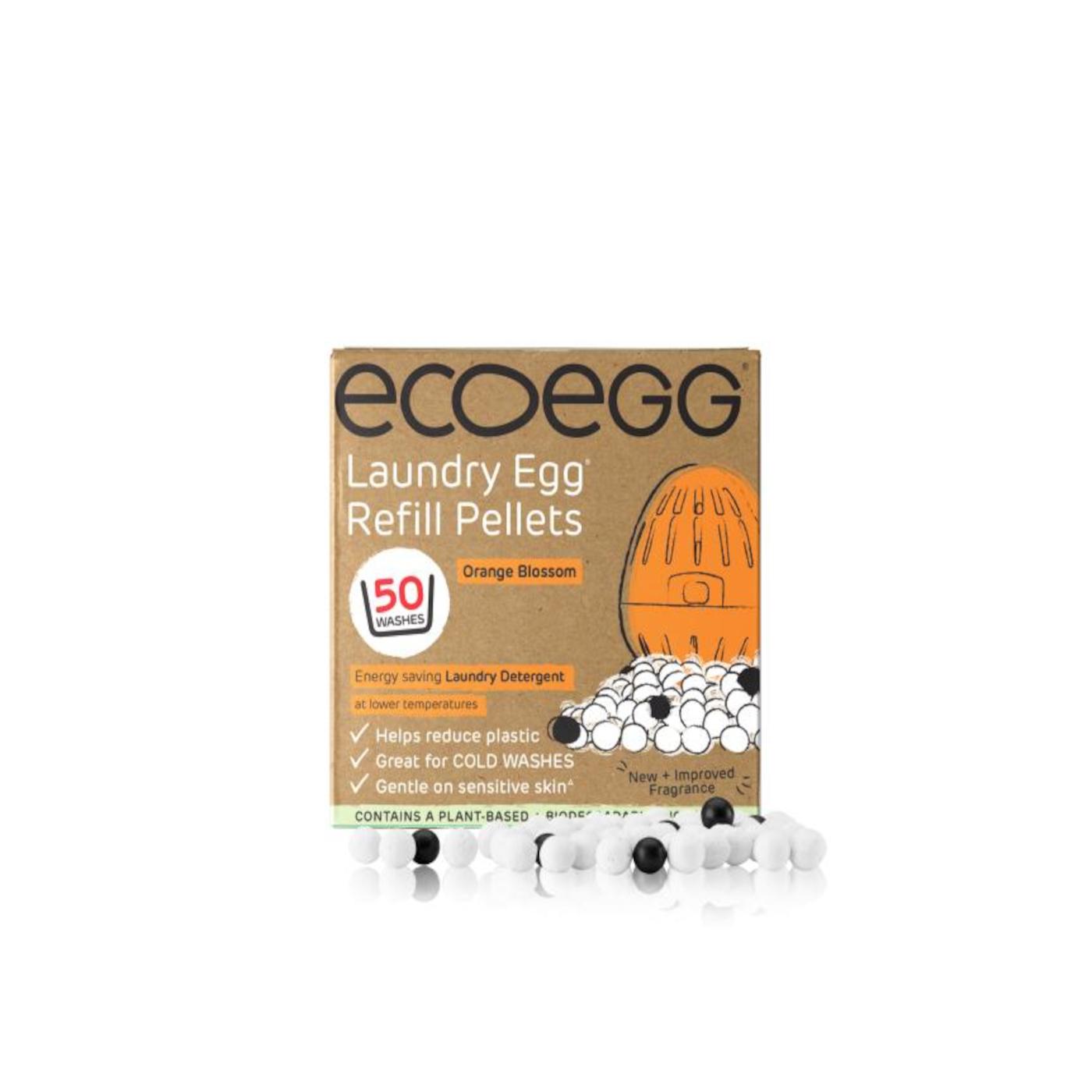 Ecoegg Náhradní náplň pro prací vajíčko na 50 praní, vůně pomerančové květy 50 praní
