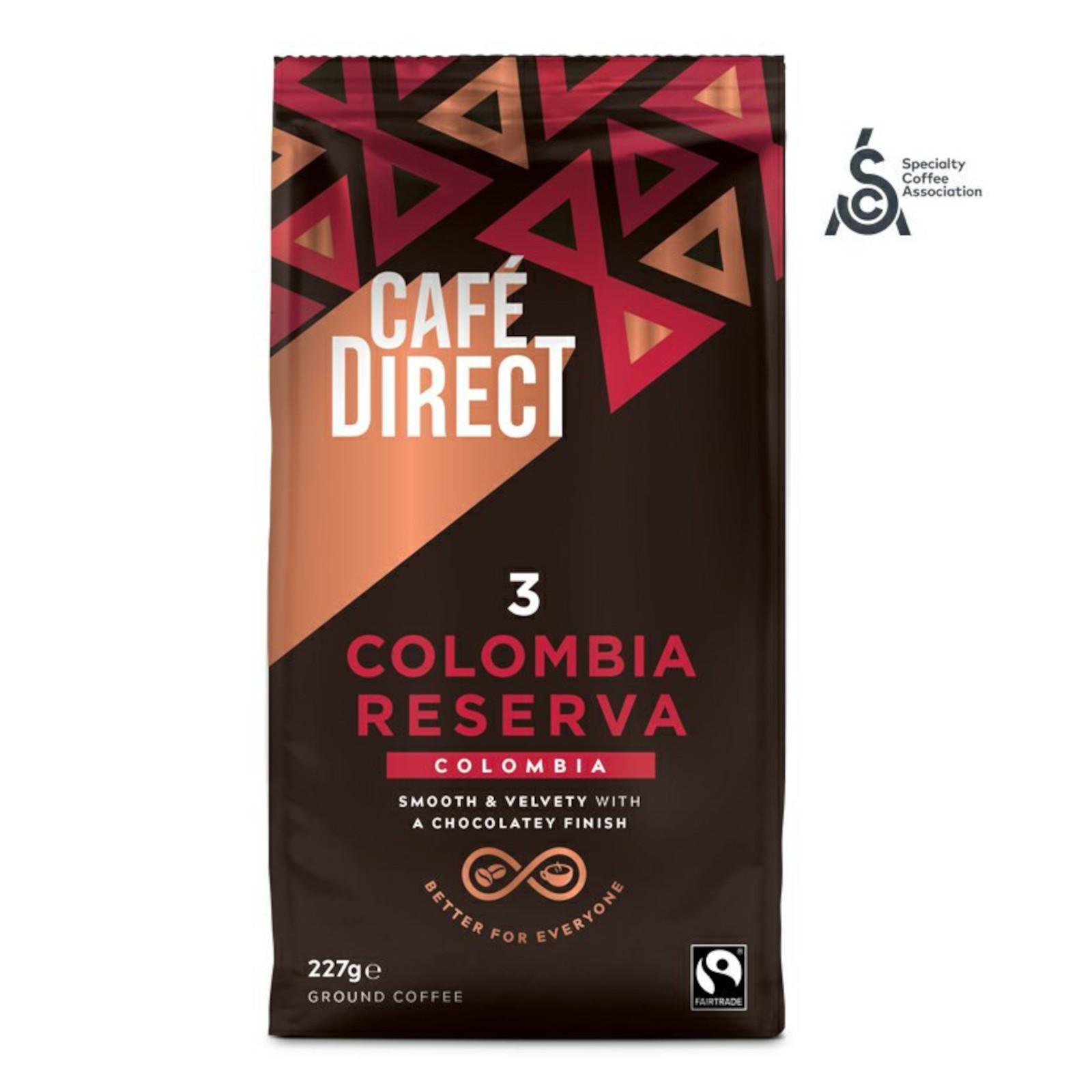 Cafédirect Colombia Reserva SCA 82 mletá káva 227g