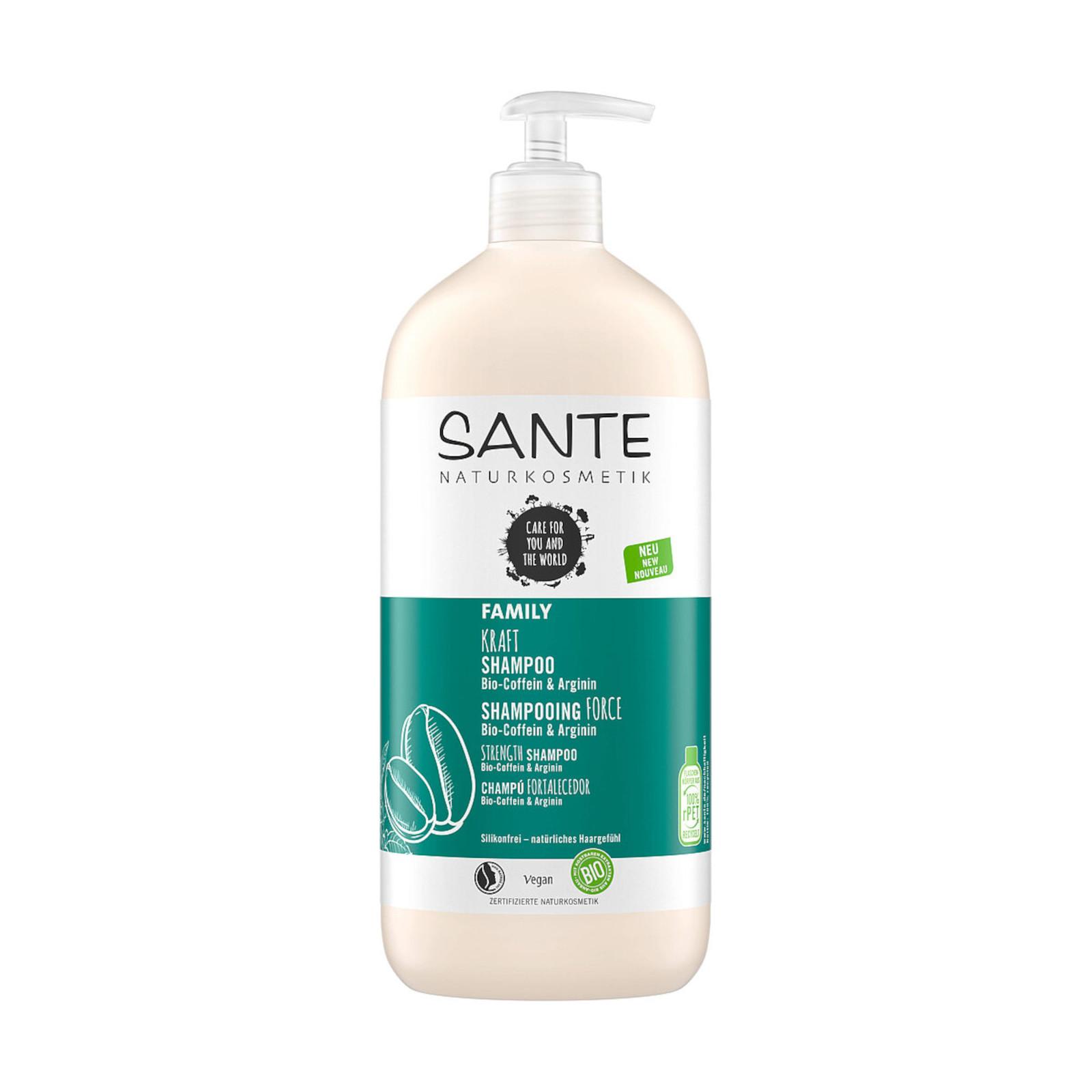 SANTE FAMILY Posilující šampon proti padání vlasů Bio Kofein & Arginin 500 ml
