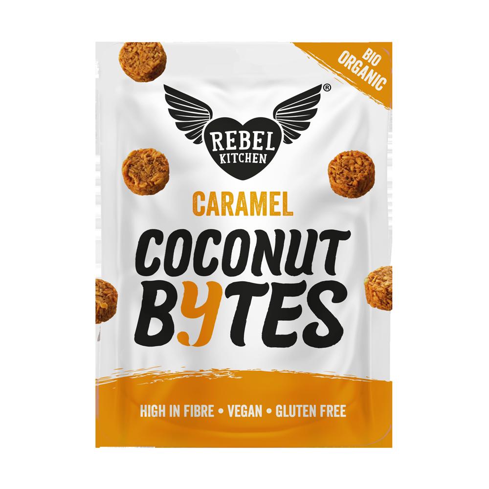 Rebel Kitchen Kokosové kousky se slaným karamelem BIO 26 g