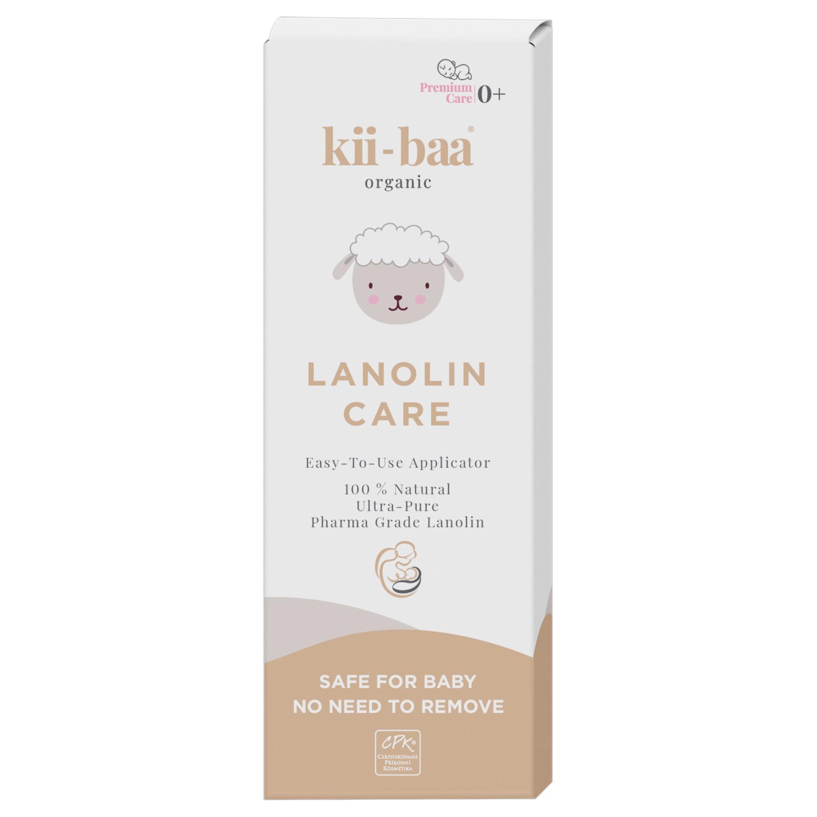 kii-baa® organic Lanolin care Ultračistý 100% 30g 0+ 30g