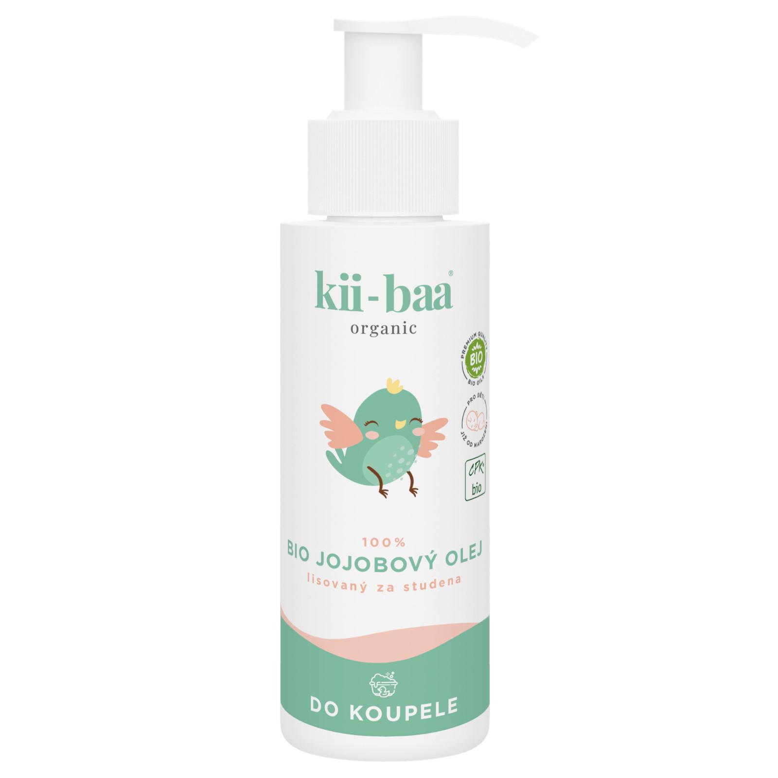 kii-baa® organic 100% Jojobový Bio olej 100ml 0+ Do koupele 100ml