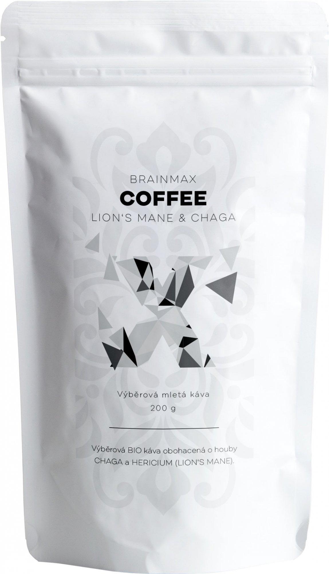 BrainMax BrainMax Coffee Lion's Mane & Chaga BIO, 200g 