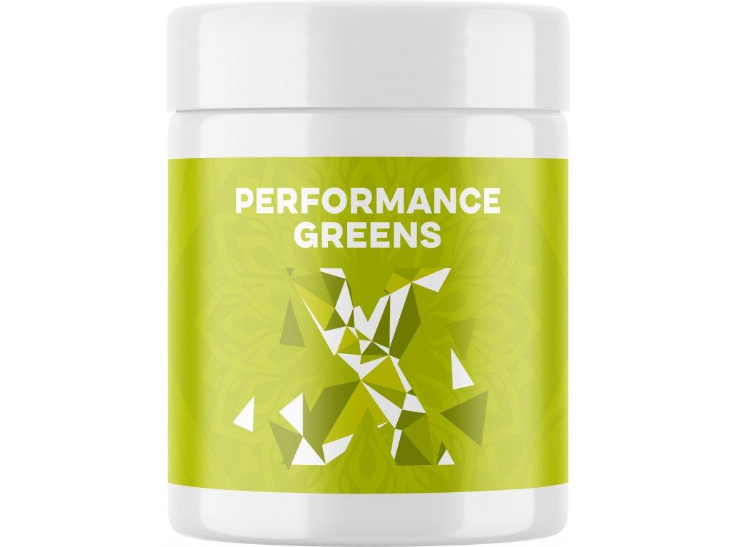 BrainMax BrainMax Performance Greens, 12 zelených super látek pro alkalizaci a detoxikaci organizmu, 330 g 