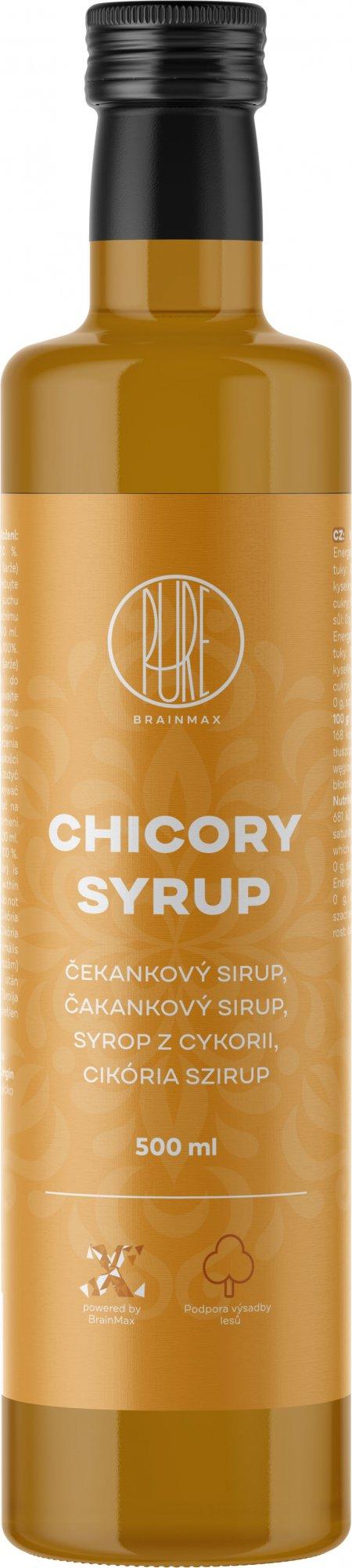 BrainMax BrainMax Pure Čekankový sirup, 500 ml 