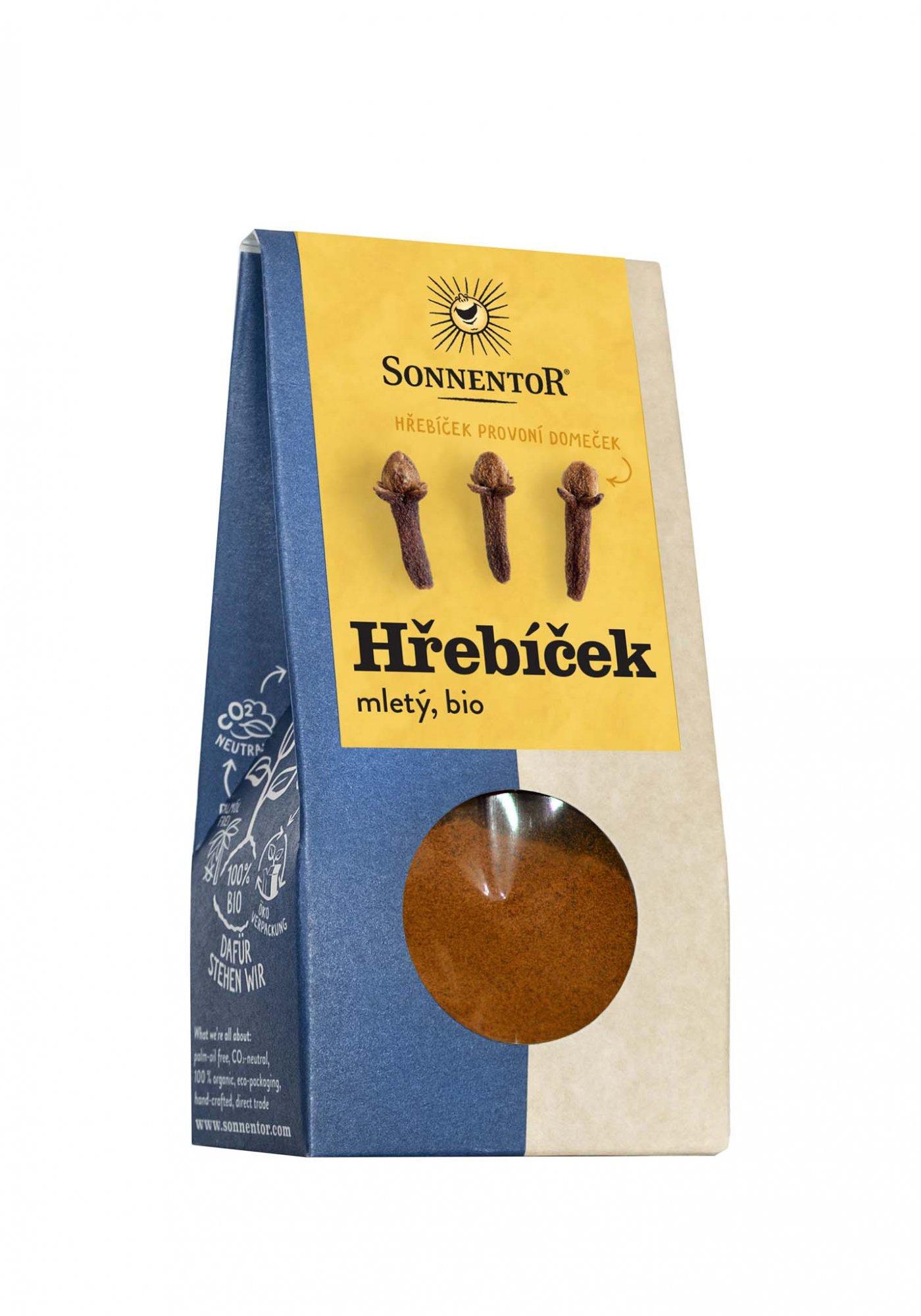 Sonnentor Hřebíček bio, mletý 35g 