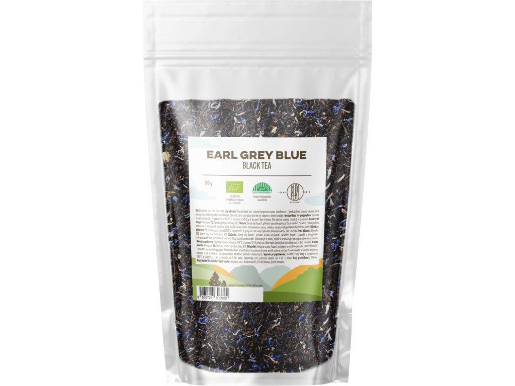 BrainMax Pure BrainMax Pure Earl Grey Blue černý čaj BIO, 100g 