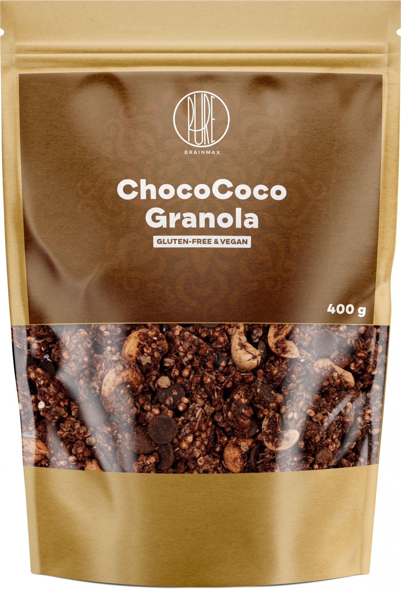 BrainMax BrainMax Pure ChocoCoco Granola- Čokoláda a Kokos, 400 g 