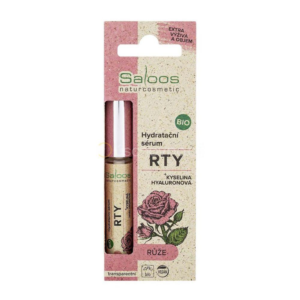 Saloos Hydratační sérum na rty Růže BIO SALOOS Naturcosmetics 7ml 