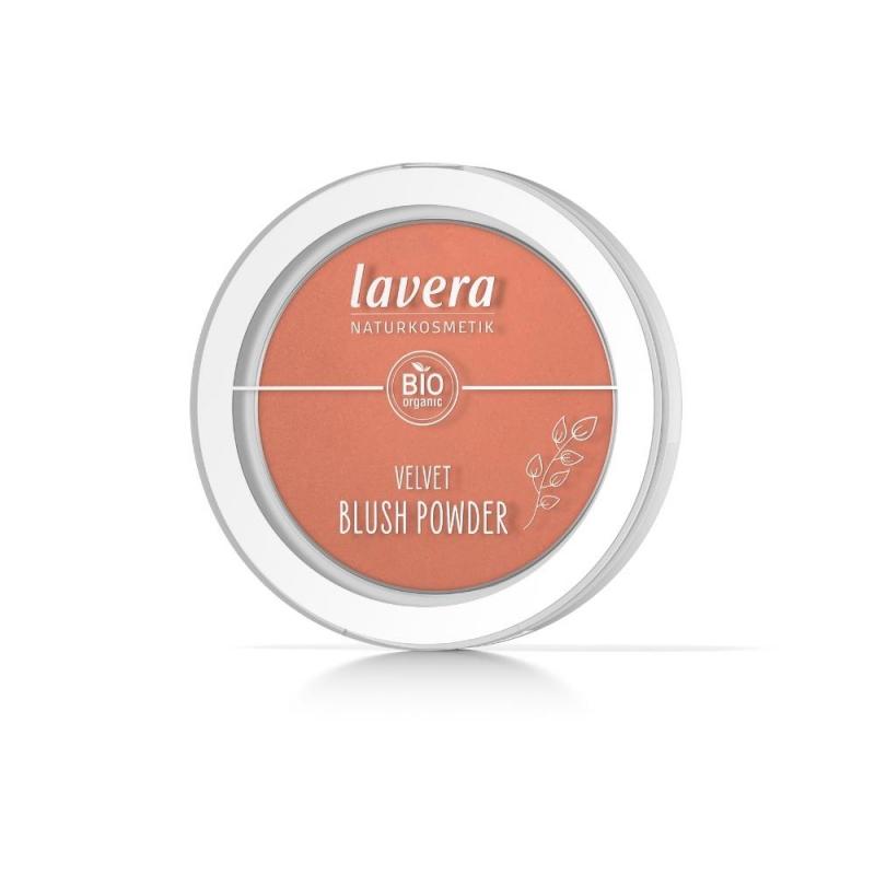 Lavera lavera Sametová pudrová tvářenka - 01 Rosy Peach - 4,5 g 