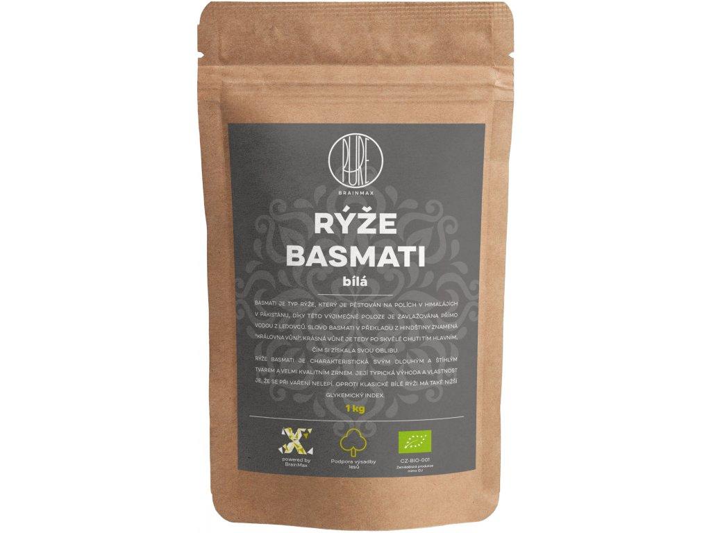 BrainMax BrainMax Pure Rýže Basmati BIO BÍLÁ, 1kg 