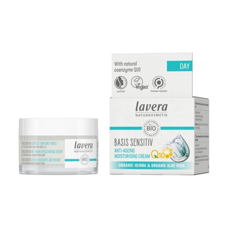 Lavera lavera Basis Sensitiv Anti-Ageing Hydratační pleťový krém s Q10, 50 ml 