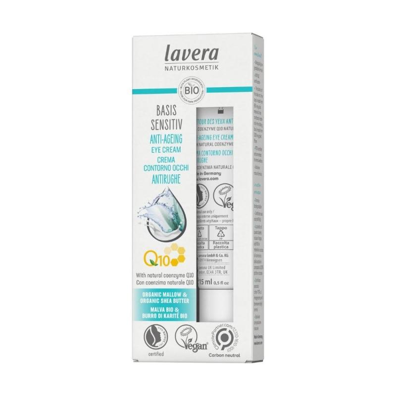 Lavera lavera Basis Sensitiv Anti-Ageing Oční krém s Q10, 15ml 