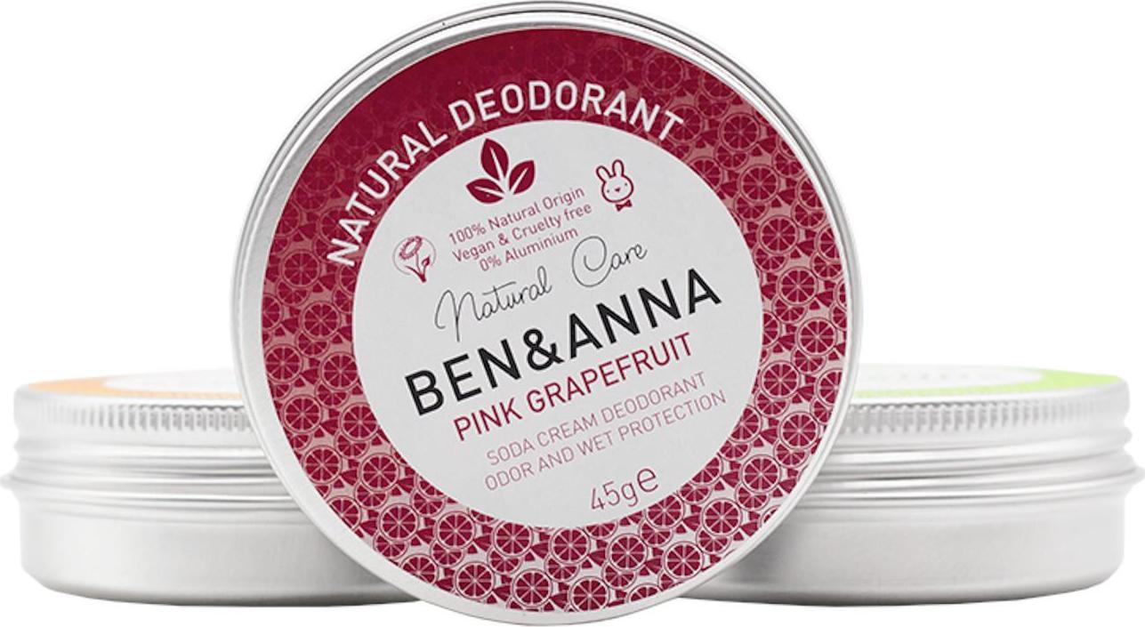 Ben & Anna Ben & Anna Krémový deodorant Růžový grapefruit, 45 g 