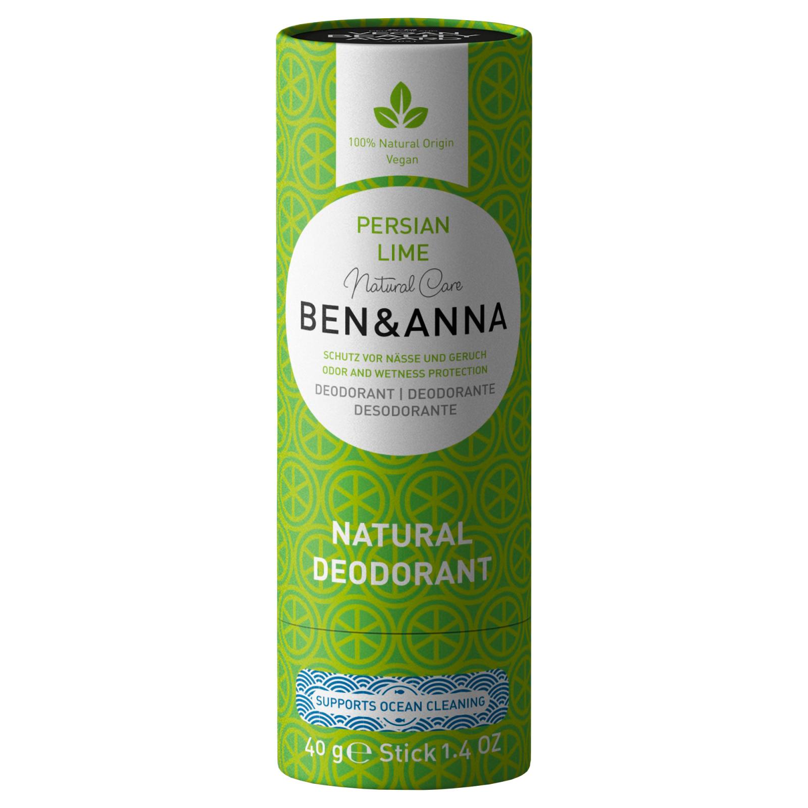 Ben & Anna Ben & Anna Tuhý deodorant - Perská limeta, 40 g 