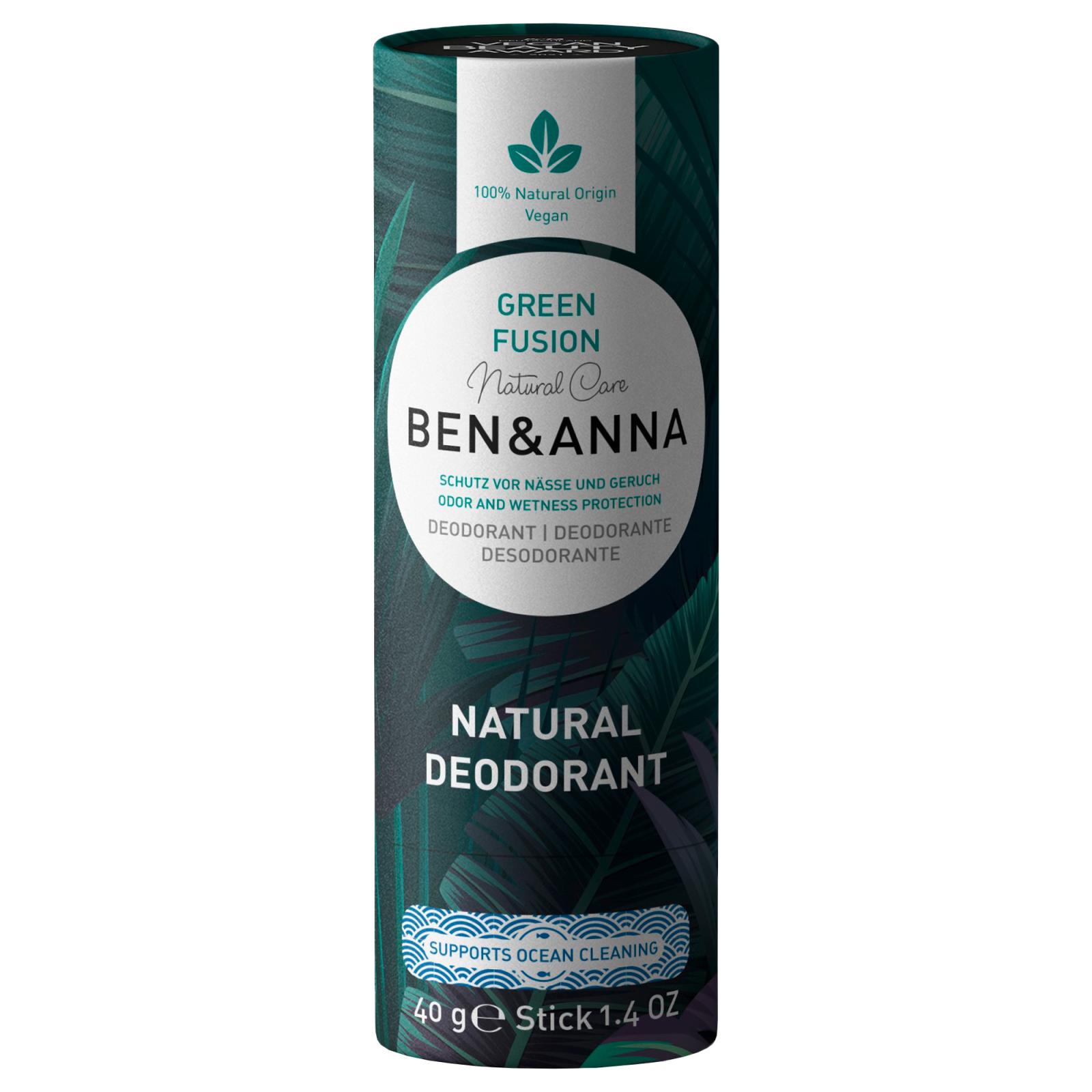 Ben & Anna Ben & Anna Tuhý deodorant - Zelený čaj, 40 g 