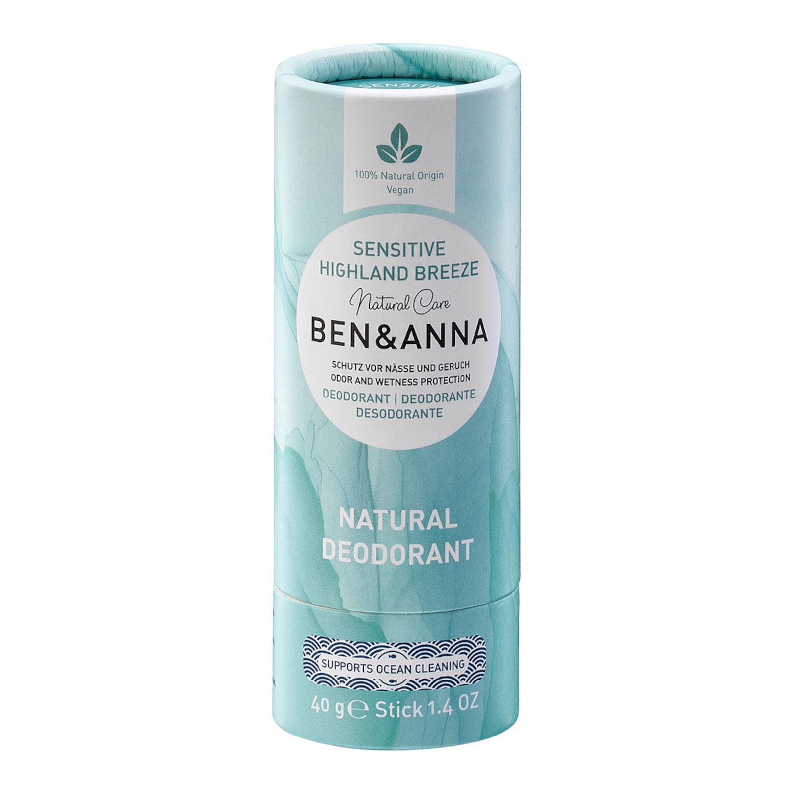 Ben & Anna Ben & Anna Tuhý deodorant Sensitive - Horský vánek, 40 g 