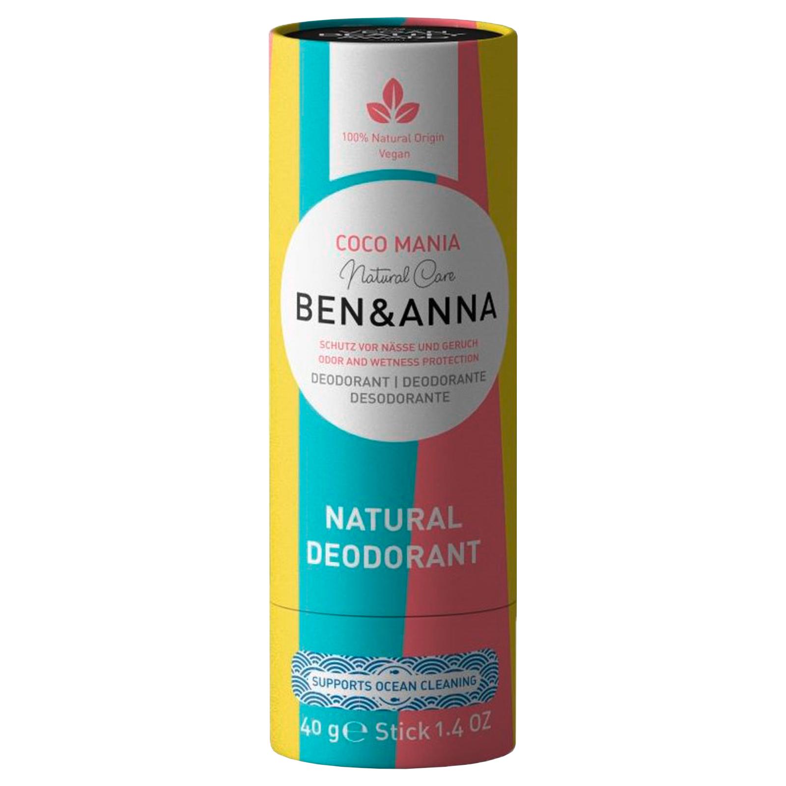 Ben & Anna Ben & Anna Tuhý deodorant- Kokos, 40 g 