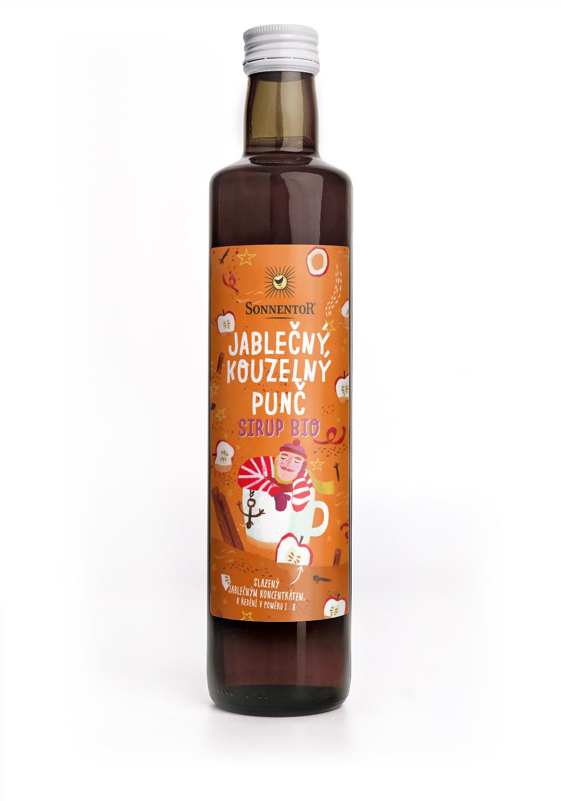 Sonnentor Jablečný kouzelný punč sirup bio 500 ml 