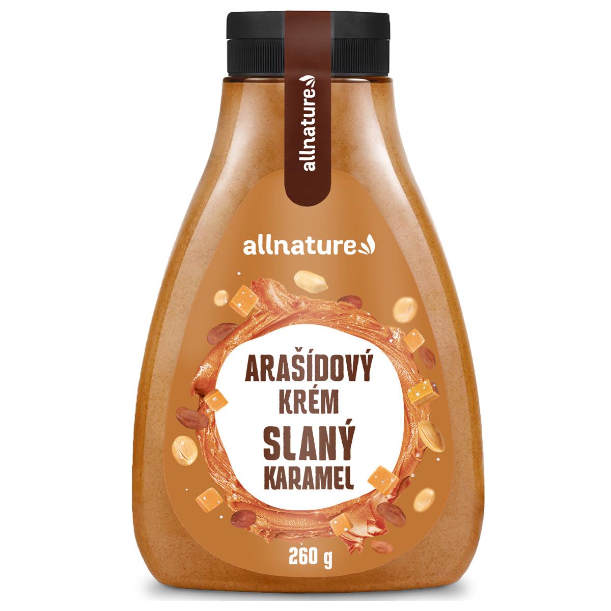 Allnature Allnature Arašídový krém - slaný karamel, 260 g 