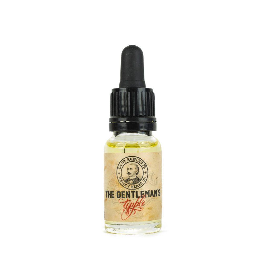 Captain Fawcett Captain Fawcett Olej na plnovous s vůní whisky Gentleman\'s Tipple- cestovní balení, 10ml 