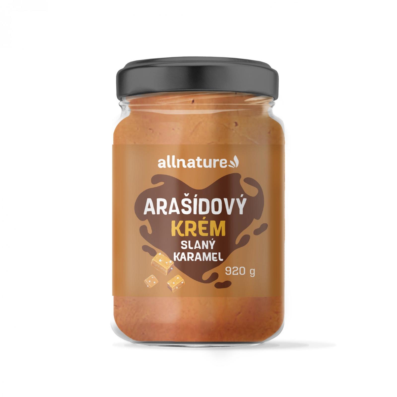 Allnature Allnature Arašídový krém - slaný karamel, 920 g 