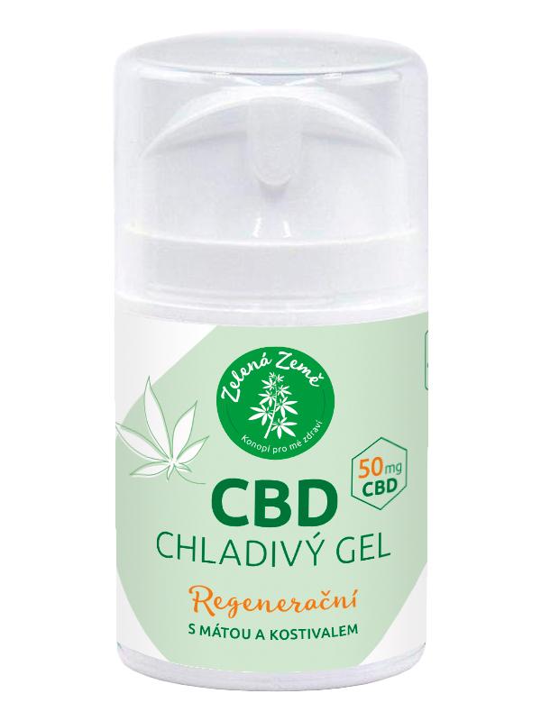 Zelená Země CBD chladivý gel 50 g 