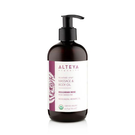 Alteya Organics Masážní tělový olej omlazující z růže Alteya Organics, 250 ml 