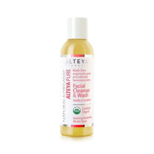 Alteya Organics Alteya Organics Čistící gel na obličej Vanilka a geranium,150 ml 