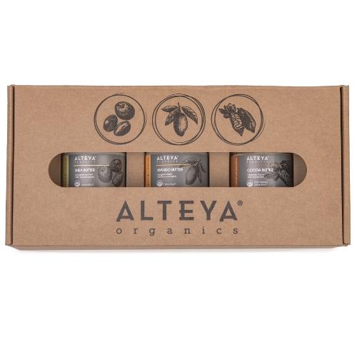 Alteya Organics Alteya Organics Dárková sada organická másla, 3 ks 