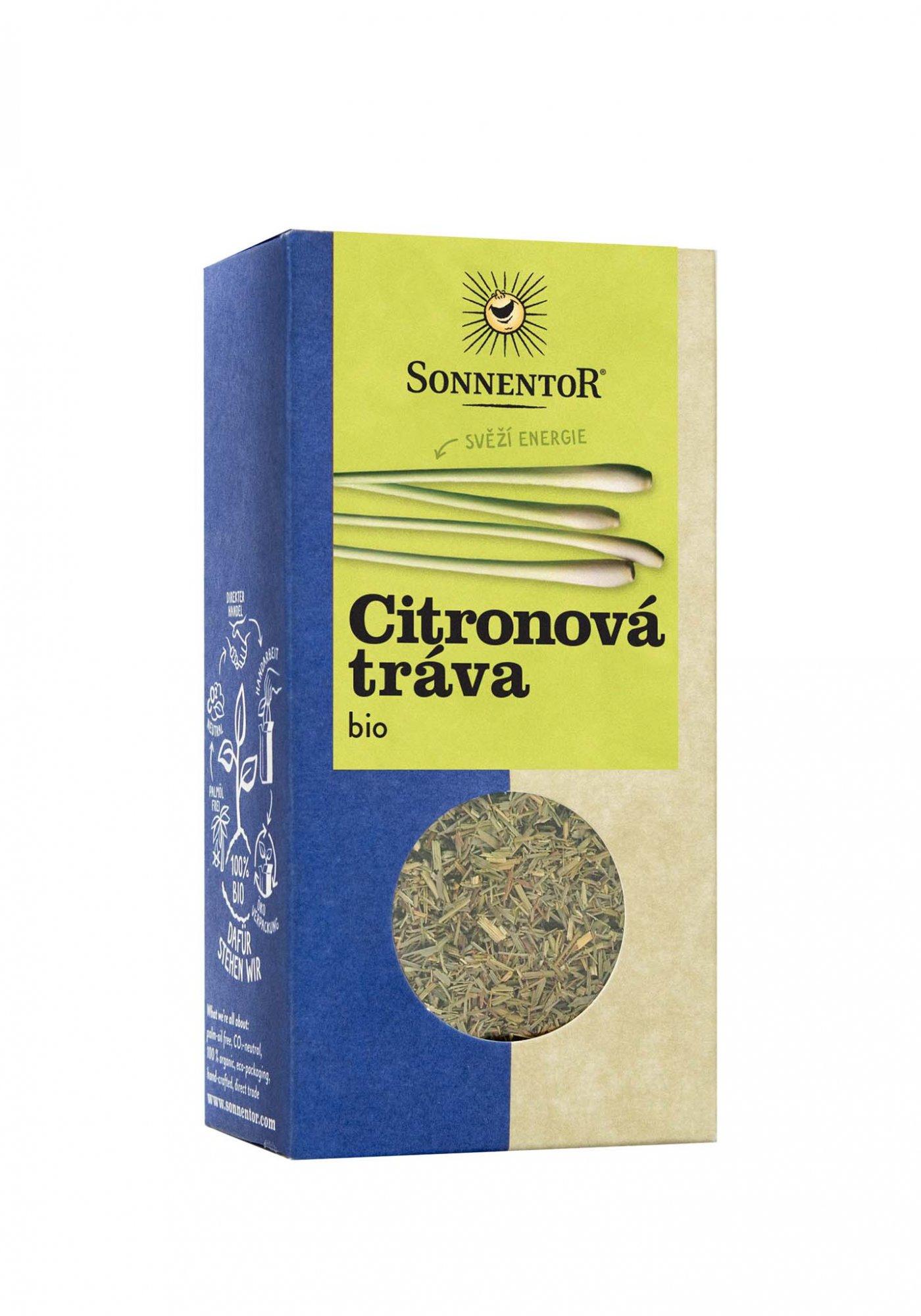 Sonnentor Citronová tráva bio, řezaná 25g 